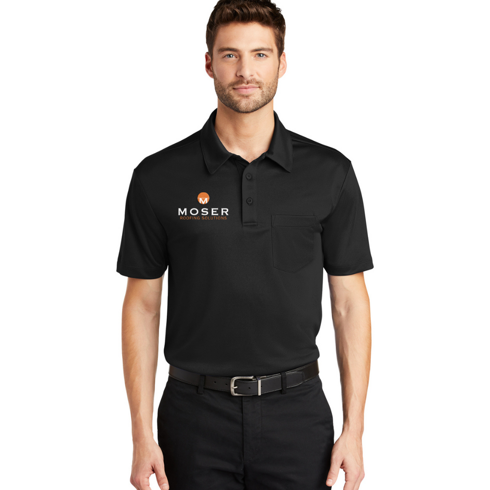 Moser - Port Authority® Silk Touch™ Performance Pocket Polo