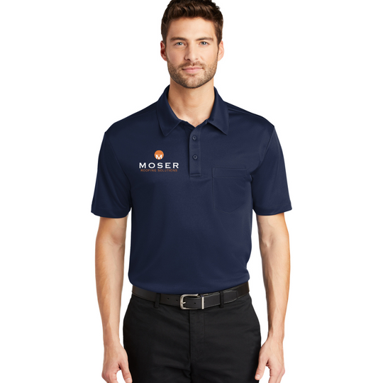 Moser - Port Authority® Silk Touch™ Performance Pocket Polo