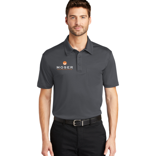 Moser - Port Authority® Silk Touch™ Performance Pocket Polo