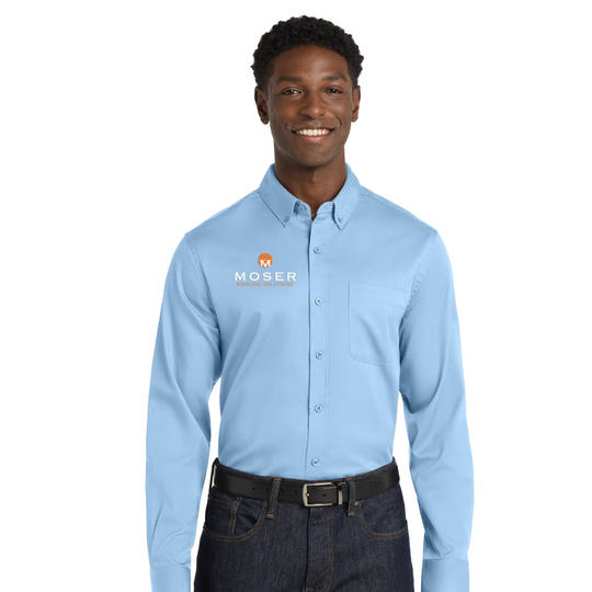 Moser - Port Authority® Long Sleeve SuperPro React™ Twill Shirt