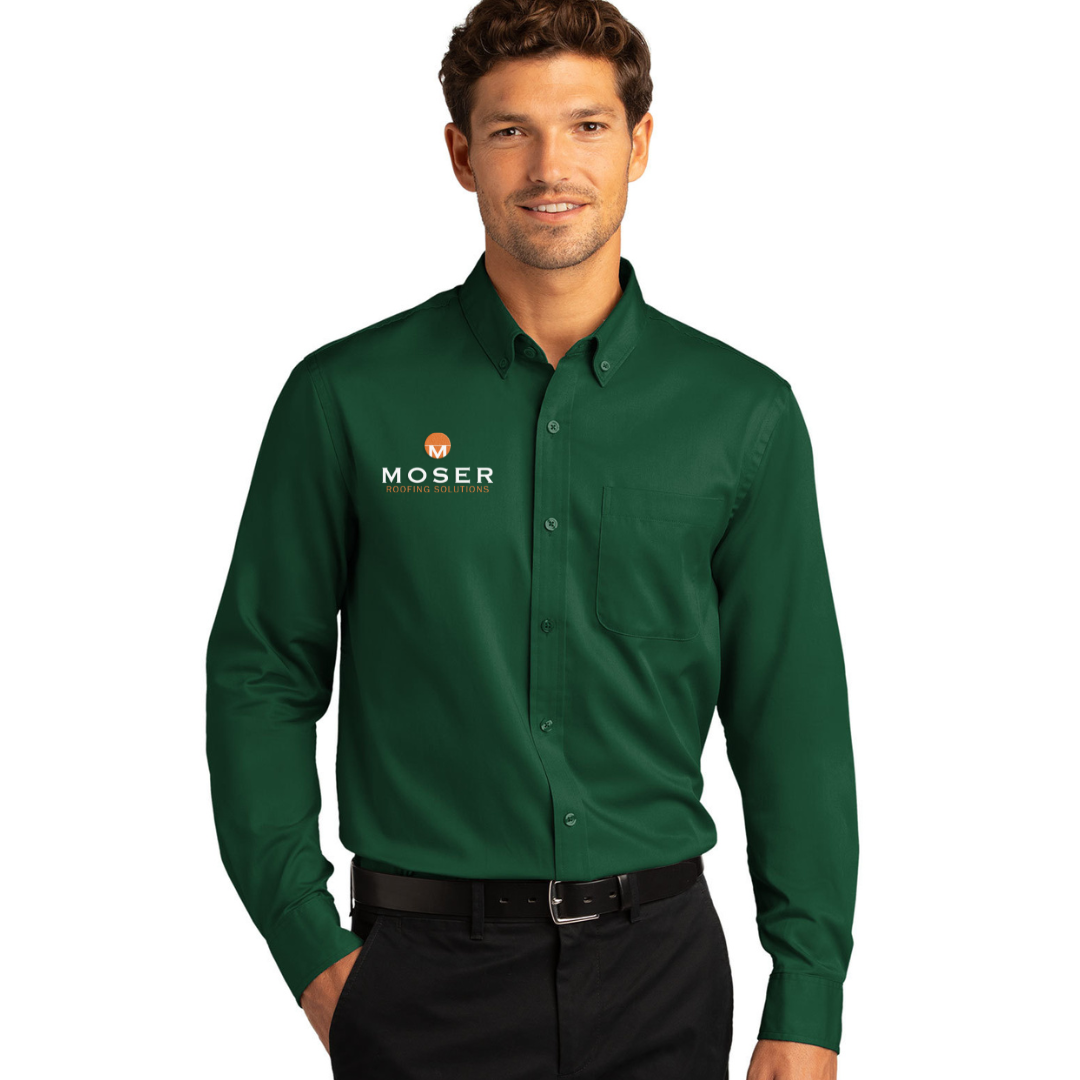 Moser - Port Authority® Long Sleeve SuperPro React™ Twill Shirt