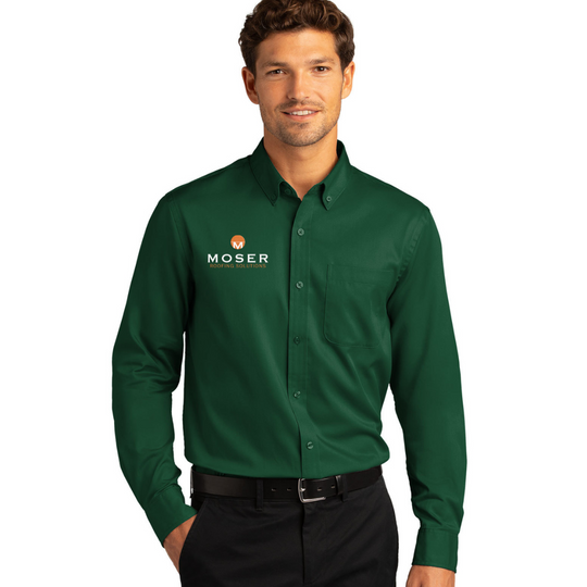 Moser - Port Authority® Long Sleeve SuperPro React™ Twill Shirt