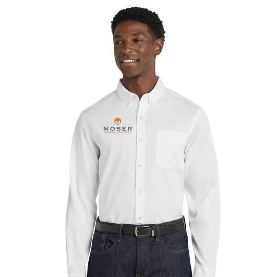 Moser - Port Authority® Long Sleeve SuperPro React™ Twill Shirt