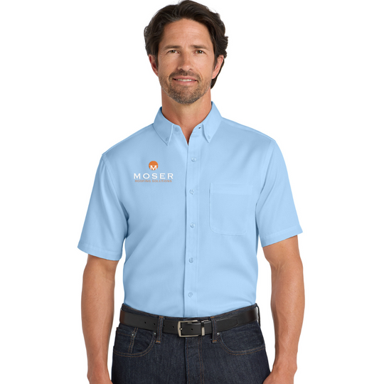 Moser - Port Authority® Short Sleeve SuperPro React™Twill Shirt