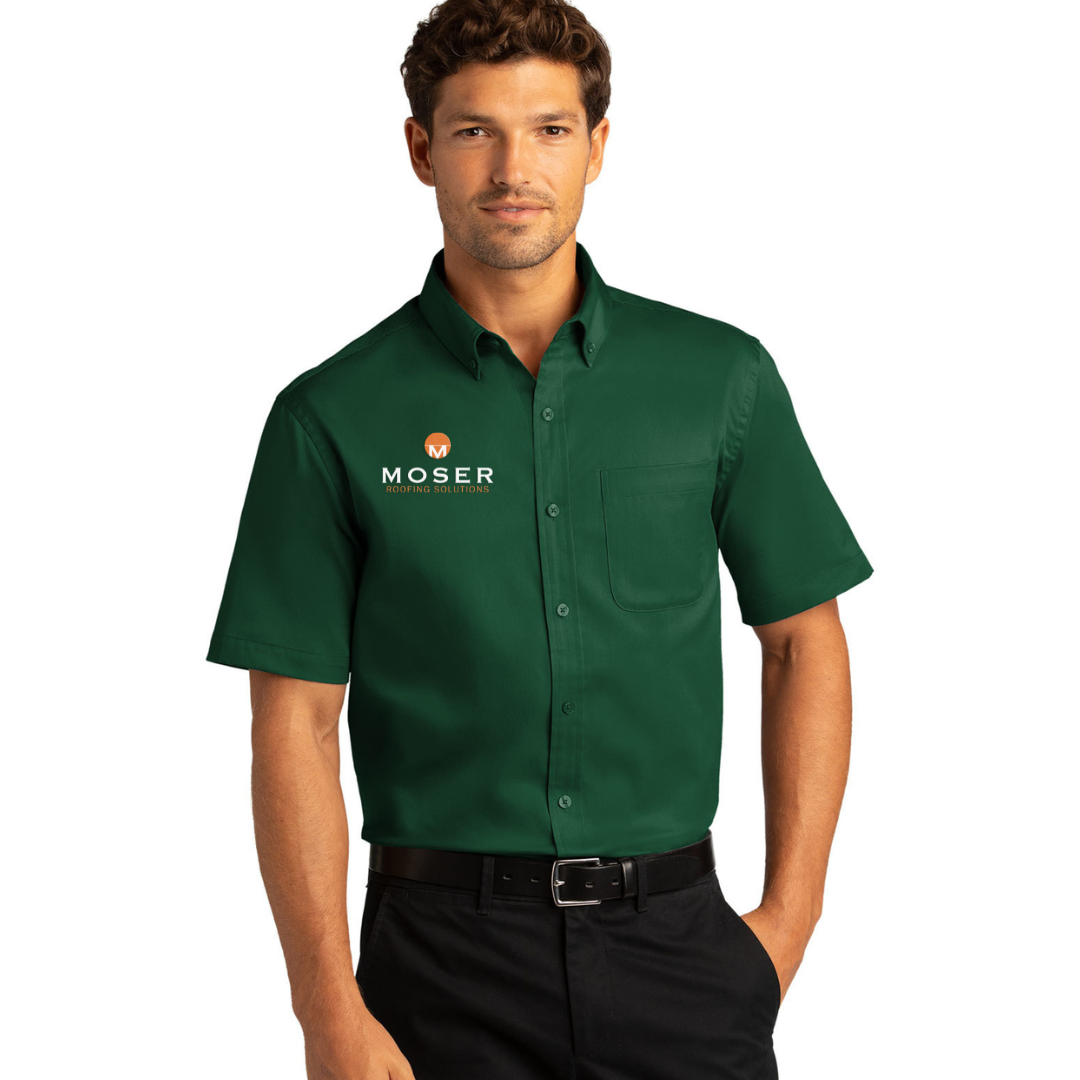Moser - Port Authority® Short Sleeve SuperPro React™Twill Shirt