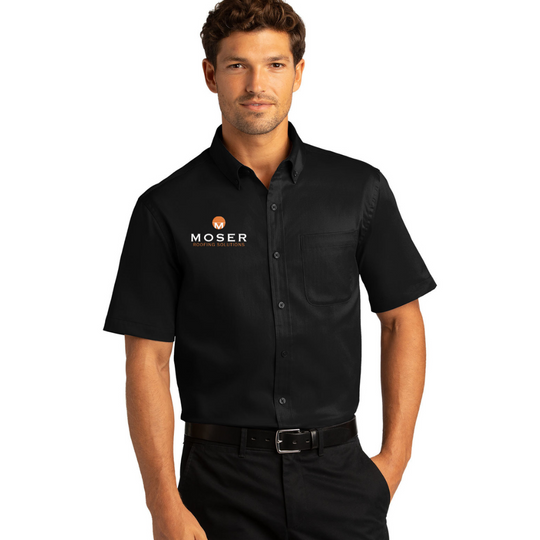 Moser - Port Authority® Short Sleeve SuperPro React™Twill Shirt