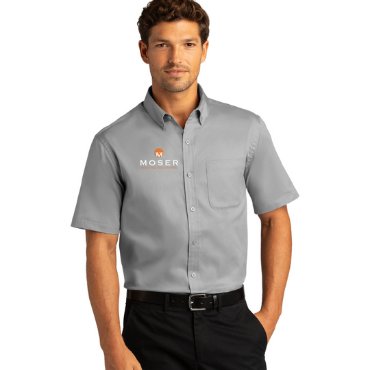 Moser - Port Authority® Short Sleeve SuperPro React™Twill Shirt