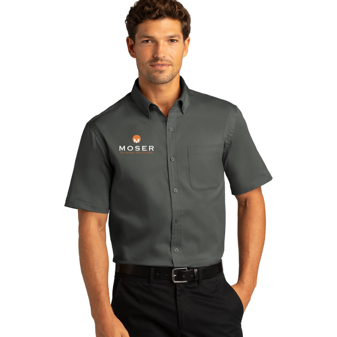 Moser - Port Authority® Short Sleeve SuperPro React™Twill Shirt