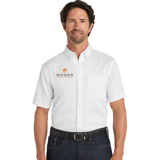 Moser - Port Authority® Short Sleeve SuperPro React™Twill Shirt