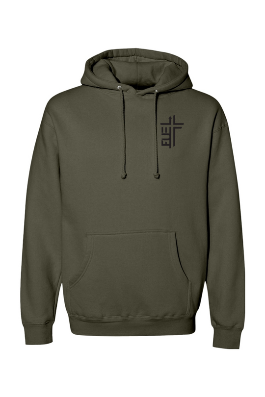 Not By Sight, But By Faith Heavyweight Hooded Sweatshirt