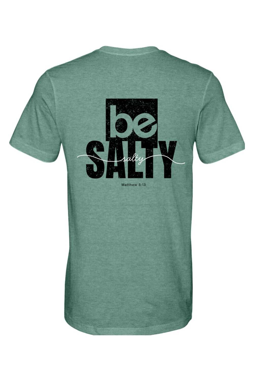Be Salty CVC Heathered Jersey Tee