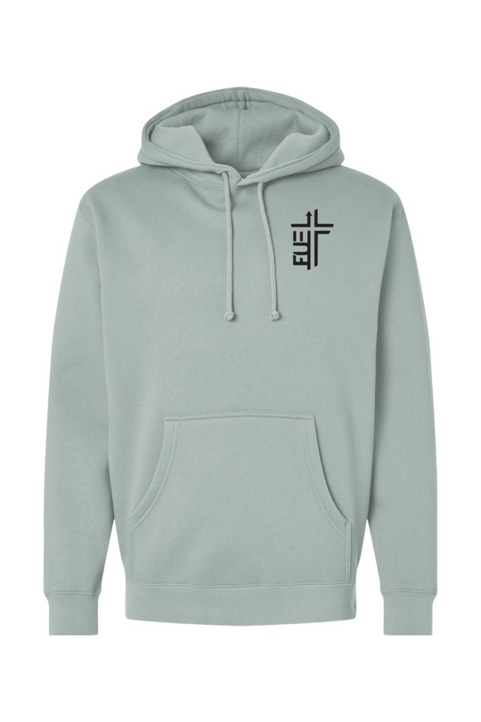 Not By Sight, But By Faith Heavyweight Hooded Sweatshirt