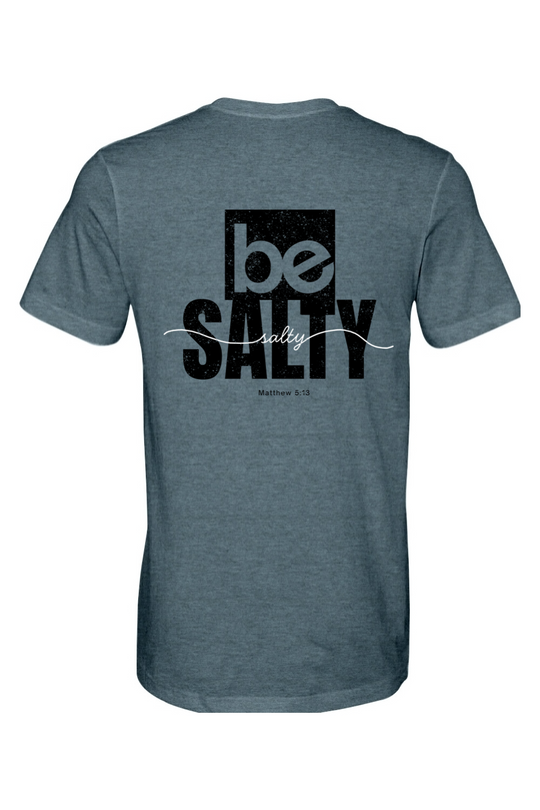 Be Salty CVC Heathered Jersey Tee