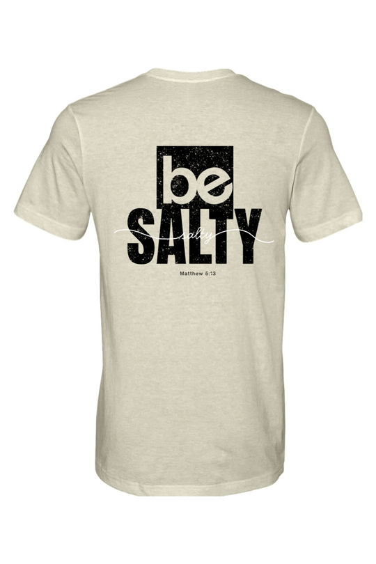 Be Salty CVC Heathered Jersey Tee