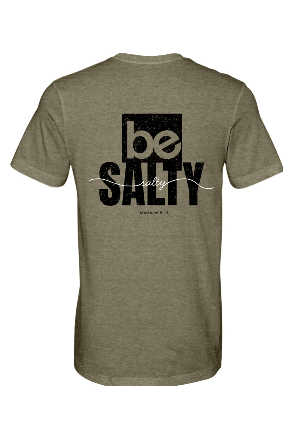 Be Salty CVC Heathered Jersey Tee