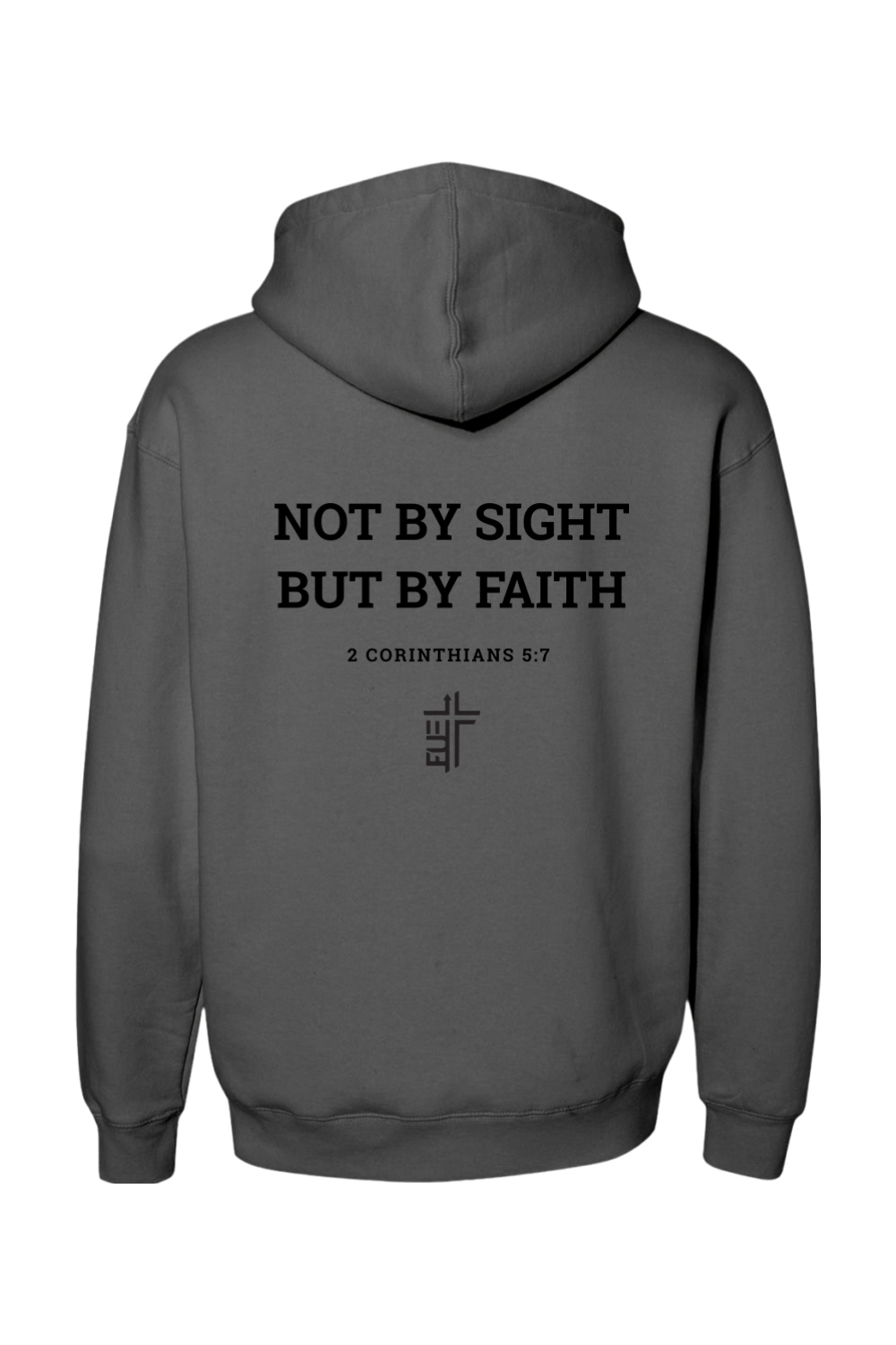 Not By Sight, But By Faith Heavyweight Hooded Sweatshirt
