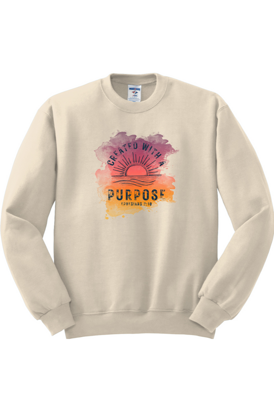 Created With a Purpose Crewneck Sweatshirt