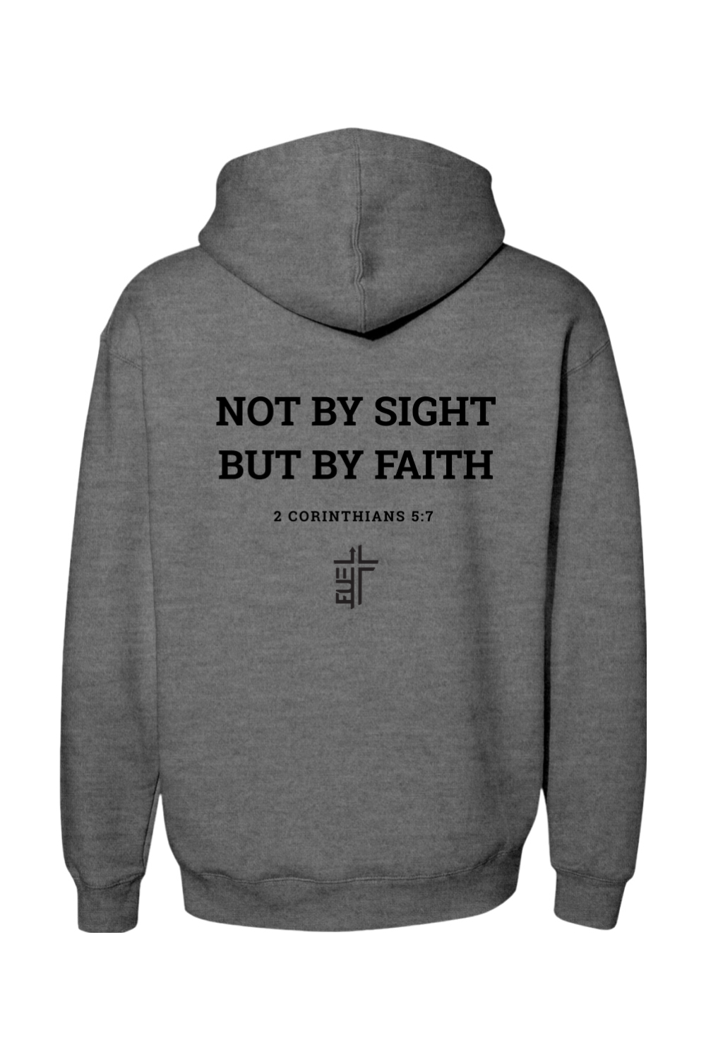 Not By Sight, But By Faith Heavyweight Hooded Sweatshirt