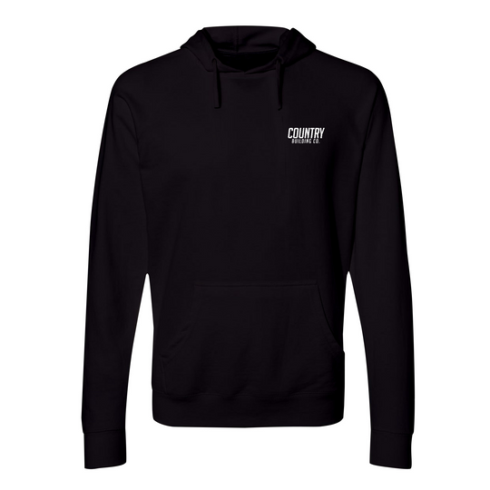Country Building - Lightweight Hooded Pullover T-Shirt