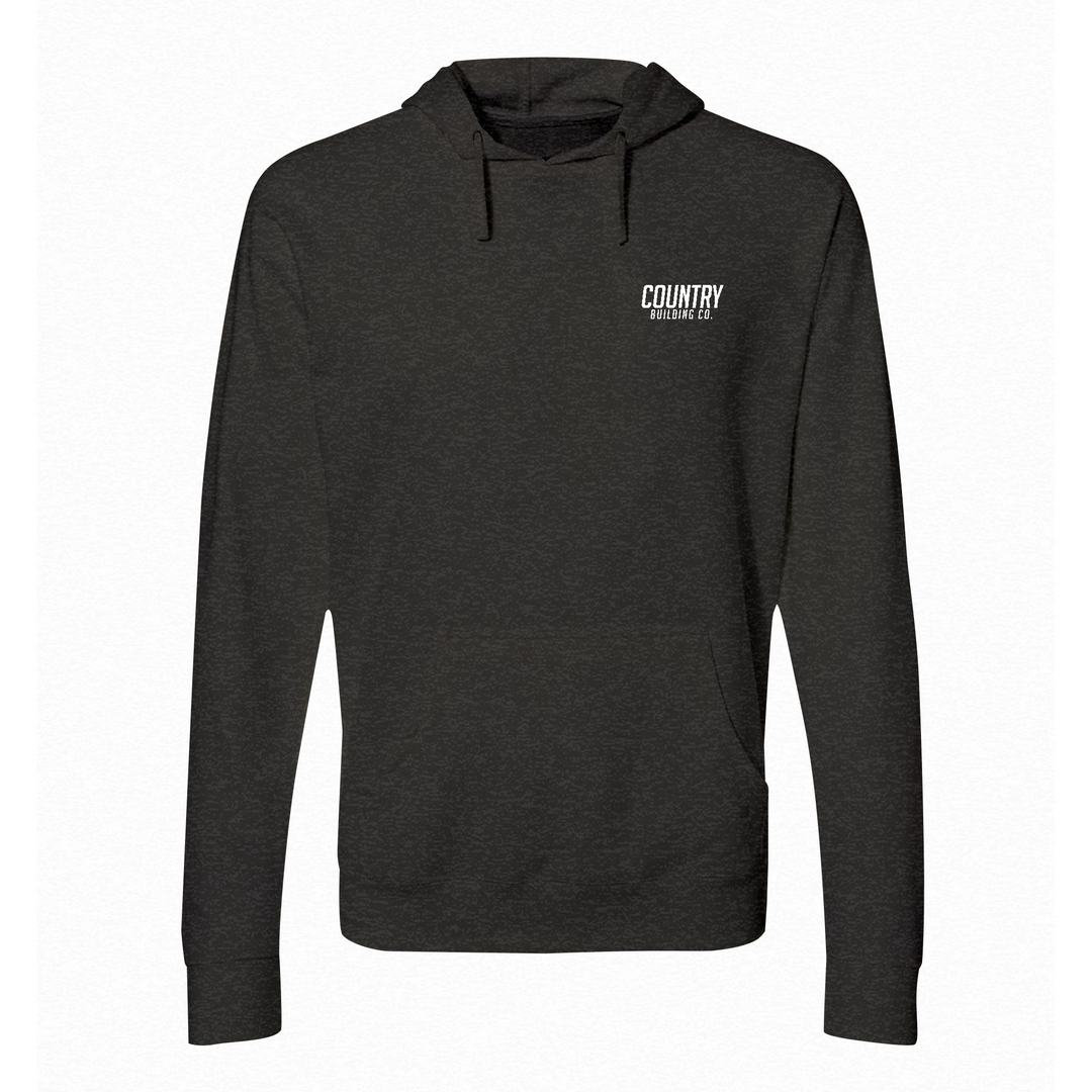 Country Building - Lightweight Hooded Pullover T-Shirt