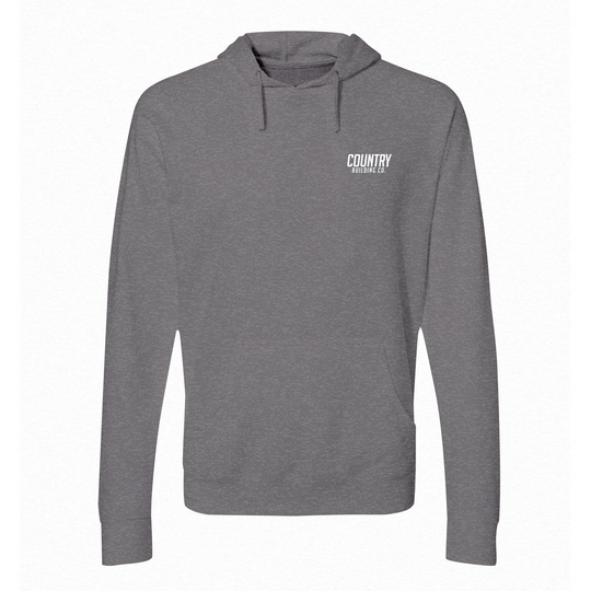 Country Building - Lightweight Hooded Pullover T-Shirt