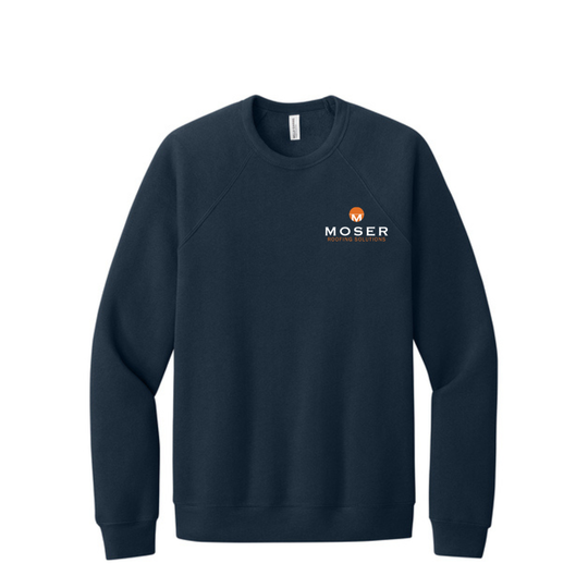 Moser - BC3901 BELLA+CANVAS® Unisex Sponge Fleece Raglan Sweatshirt