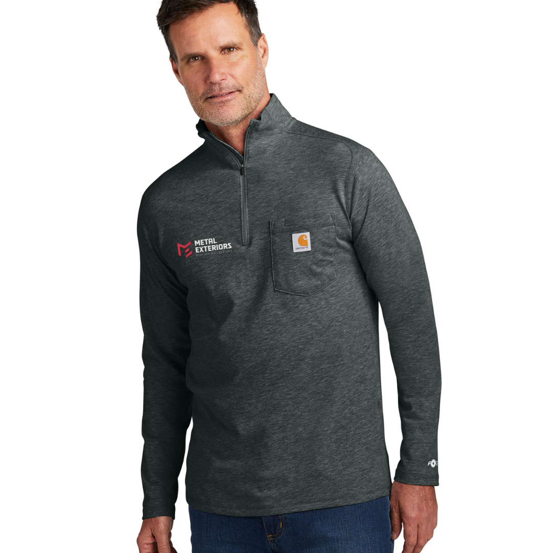 Metal Exteriors - Carhartt Force® 1/4-Zip Long Sleeve T-Shirt
